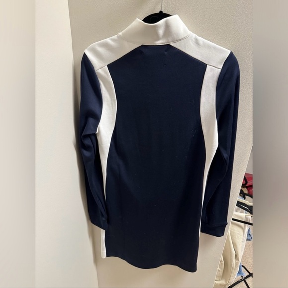 Tory Sport Navy and White Long Sleeve Dress, new without tag, M - Picture 5 of 6